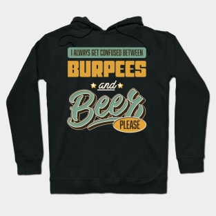 Funny Calisthenics Street Fitness and Gym Exercise Beer Hoodie